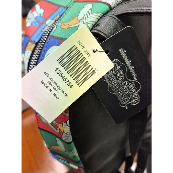 SPONGEBOB SQUAREPANTS SQUIDWARD MEME MINI BACKPACK New